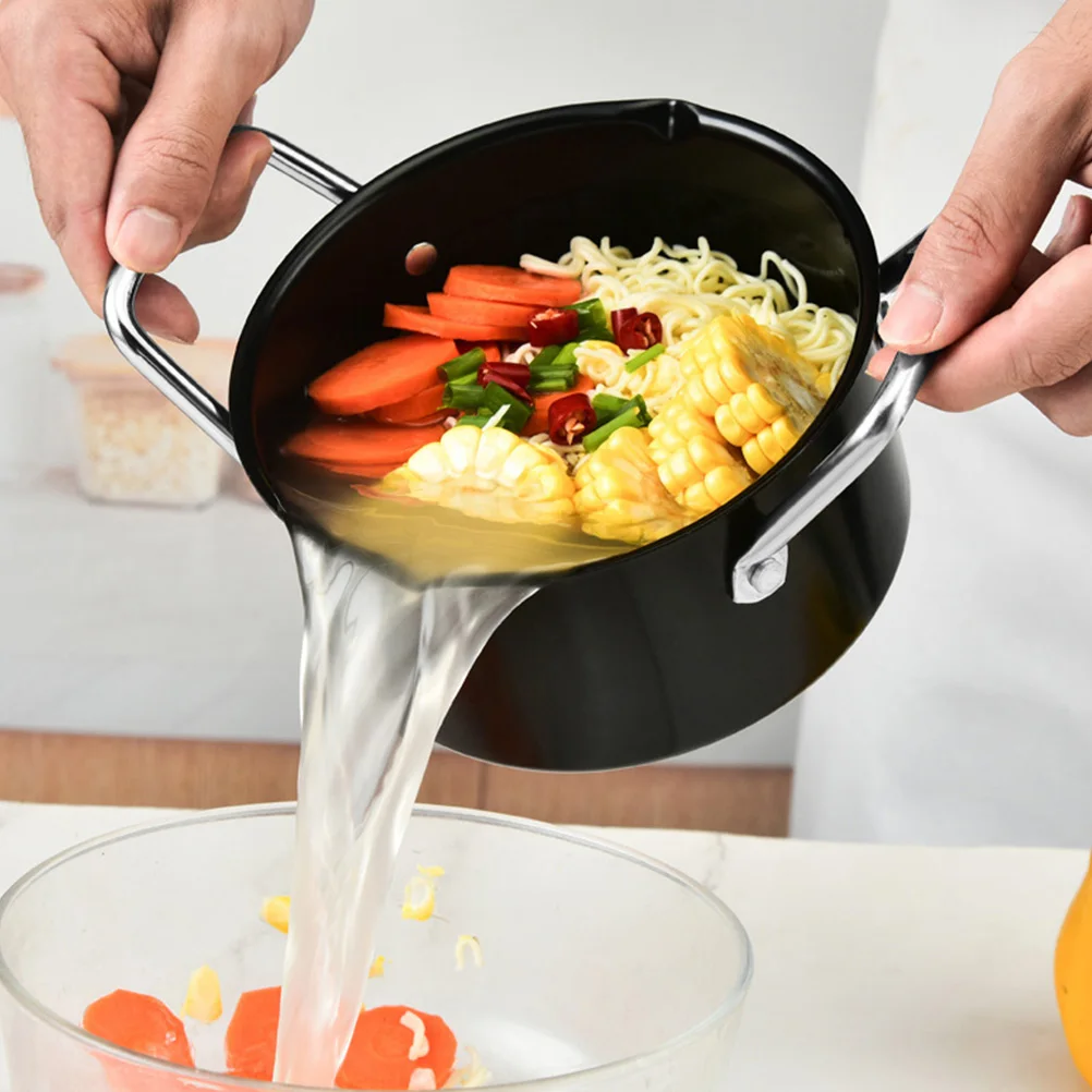 

Carbon Steel Bean Pot Stew Soup Thick Material Temperature Resistant Cookware Kitchen Camping Hiking Outdoor Pots