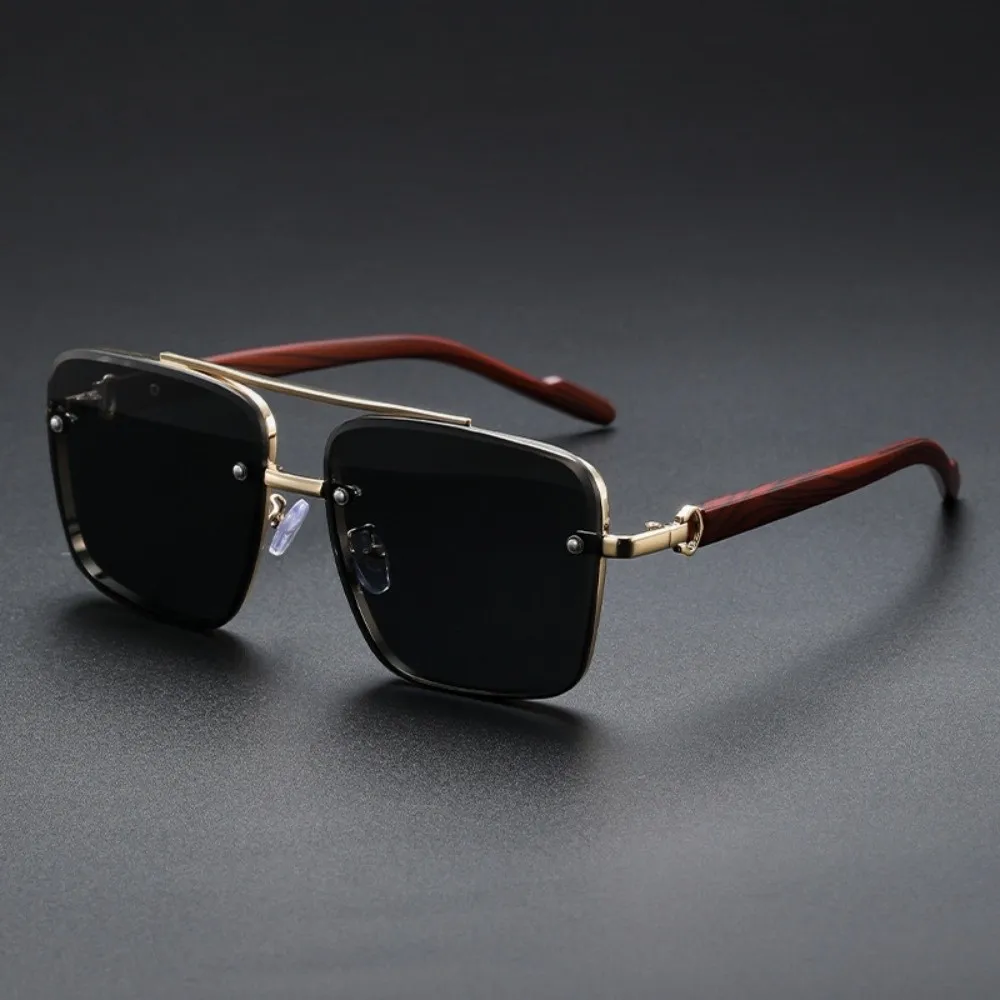 نظارات شمسية عصرية خفيفة الوزن بشريط مزدوج من سبيكة Sunnies للجنسين نظارات شمسية مستقطبة PC مقاومة للماء ومضادة للأشعة فوق البنفسجية للحفلات