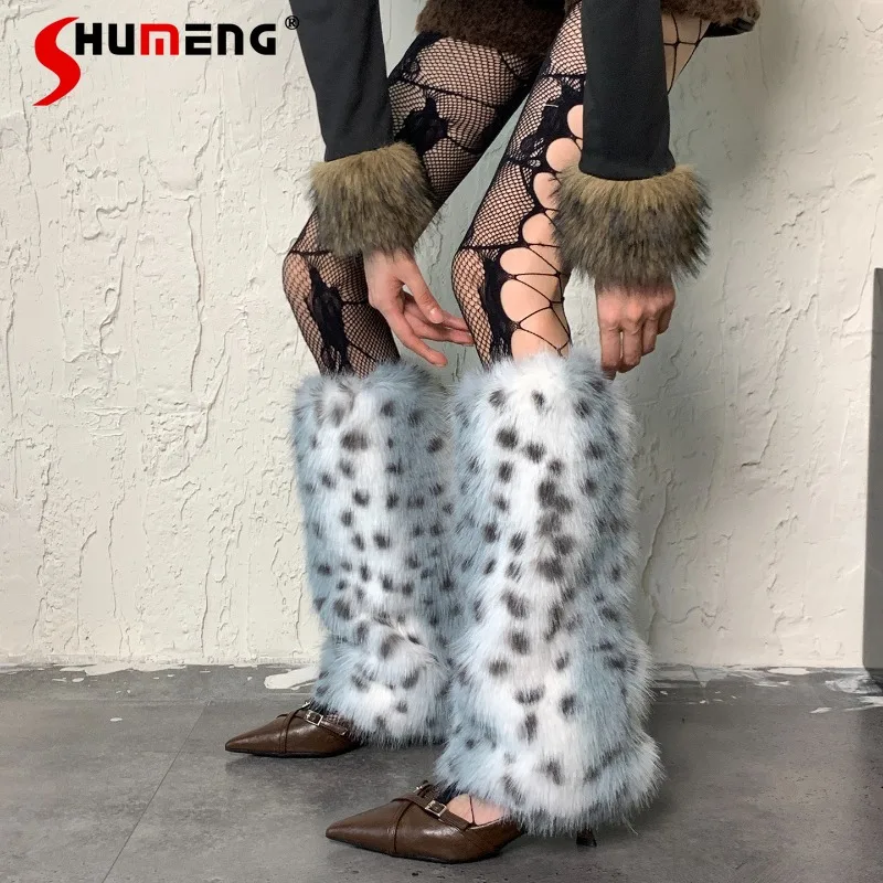 

Japanese Lolita Cool Sexy Stockings Hollow Out And Soft Leopard Print Socks Aesthetic Millennium Punk Style Pantyhose For Ladies