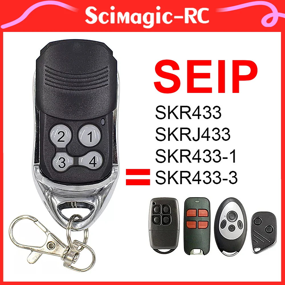 

SEIP Garage Remote Control For SKRJ433 SKR433-1 SKR433-3 433MHz Rolling Code Barrier Command Gate Door Opener Key