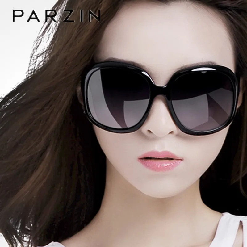 

PARZIN Big Frame Sunglasses Women Brand Designer Elegant Polarized Female Sun Glasses UV Protection Ladies Shades With Case