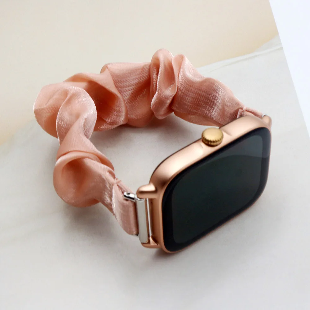 20mm 22mm Strap For Samsung Galaxy Watch 7/6/4/5 Pro/Classic/Gear S3/Active 2 Sport Fabric Scrunchies Huawei GT 2 2e 3 Band