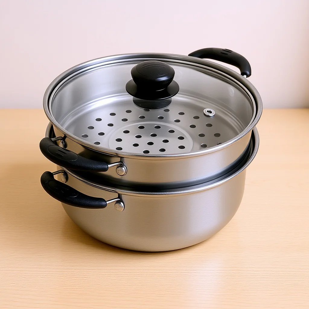 

Household Pot Stainless Steel Stock Pot Practical Kitchen Cookware for Soup Steaming and Boiling with Lid