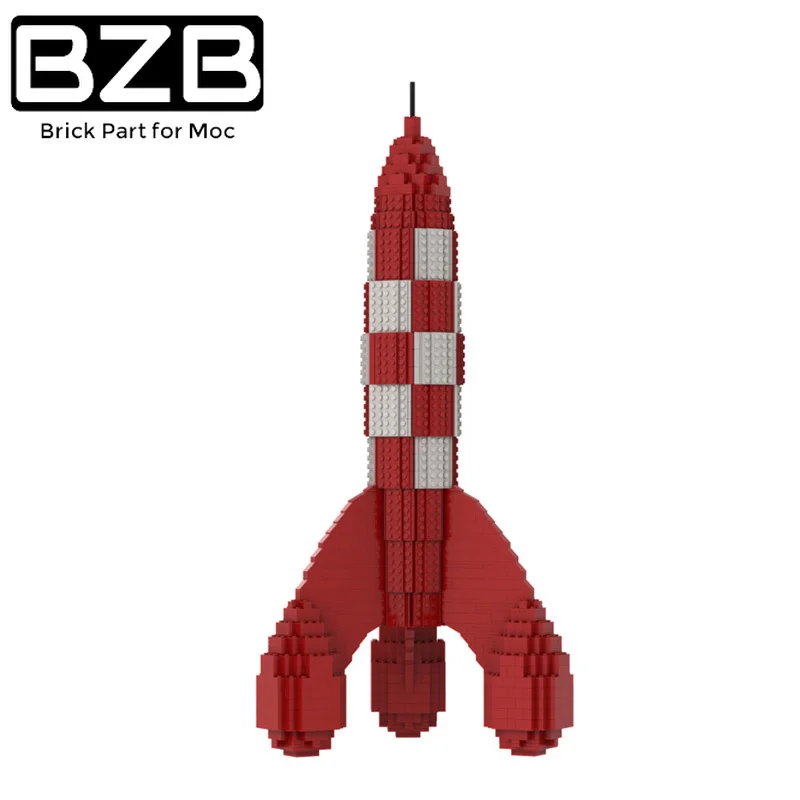 

BZB MOC Moon Space Rocket Speed Assemble Building Blocks Set High-tech Puzzle DIY Toy Boy Kids Birthday Best Gifts