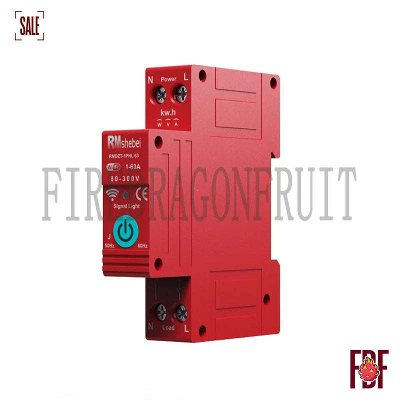 

1P+N Wi-Fi Breaker Overcurrent Metering Timing Phone