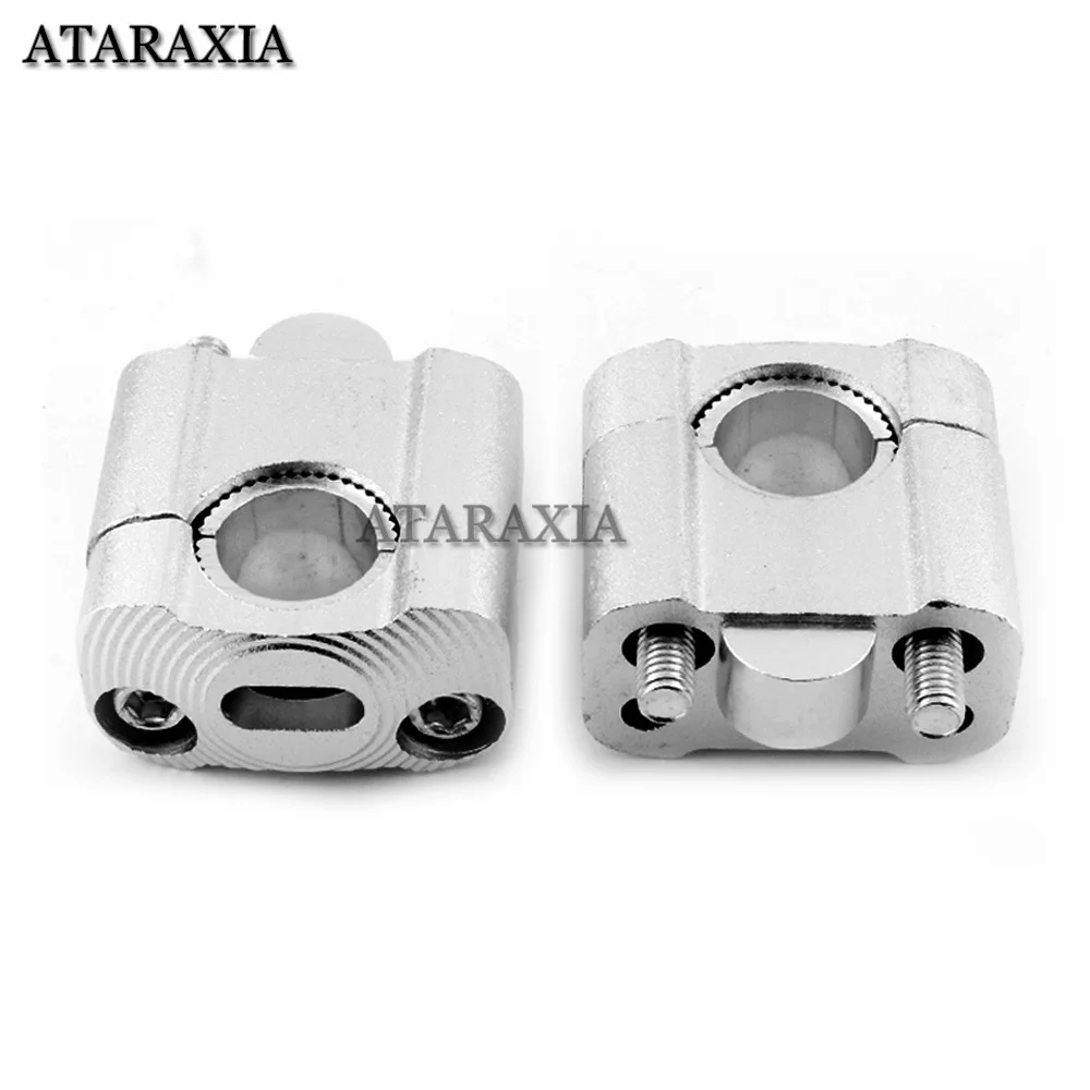 CNC 22mm 28mm Off road Motorcycle Bar Clamps Handlebar risers Adapter for 7/8\