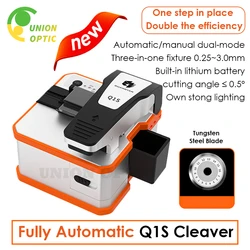 Free Shipping GUANGYAN FTTH High-precision Q1S Cold Hot Melt Optical Fiber Cleaver machine Three In One Clamp Slot Cutting Tool