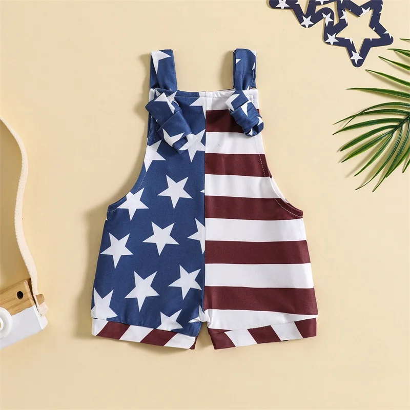 

Baby Boy 4th Of July Outfits Overall Shorts Stars Stripes Romper 0 6 12 18 24 Months Newborn Summer Baby Clothes
