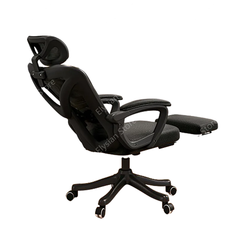 Luxury Black gaming chairs Gaming Headrest Nordic Office Recliner Relaxing Design Adult Rocking Chair Furniture Living Room