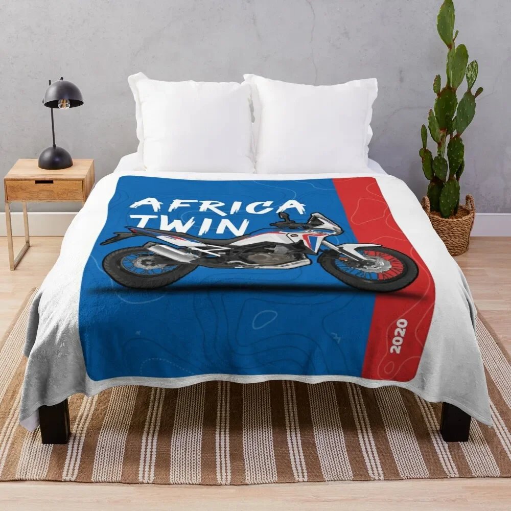 

Africa Twin Throw Blanket Soft Plush Blanket as Housewarming Gift