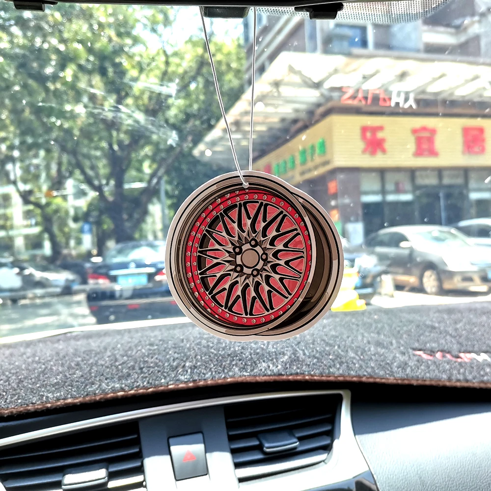 Car Air Freshener Perfume JDM Decoration Rearview Mirror Pendant Hanging Ornament JK Anime Girls Sex Lady For Auto Accessories - view 4