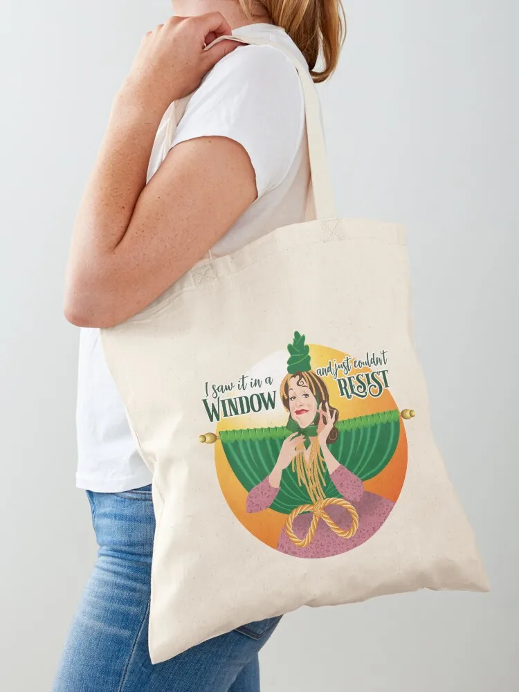 

I saw it in a window Tote Bag Fabric bag Women's handbag shopper bags bags woman 2025