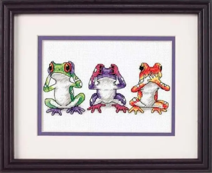 DIM16758 Home Fun Cross Stitch Kit Package Greeting Needlework Counted Cross-Stitching Kits New Style Joy Sunday Kits Embroidery