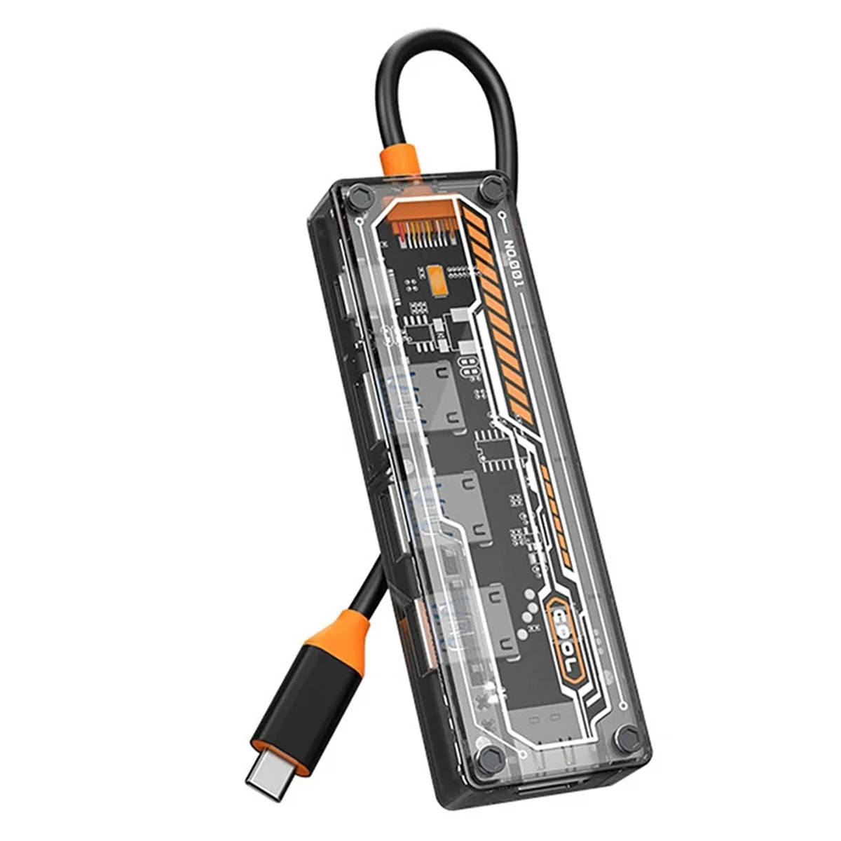 5 w 1 USB 3.0 Hub Stacja dokująca Adapter USB z USB2.0X2 USB3.0 PD100W USB-C 4K@30Hz do PC Laptop Telefon komórkowy