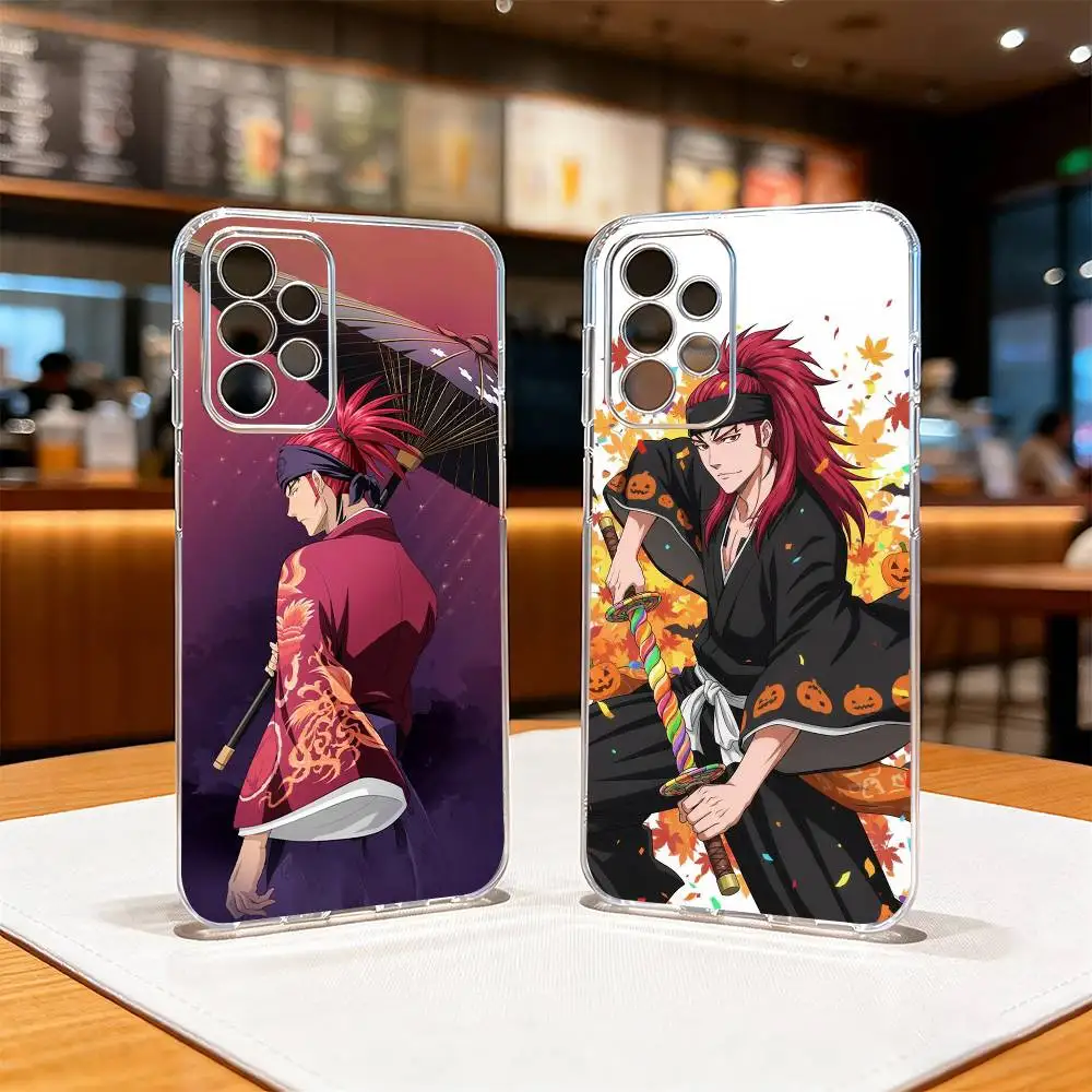 

B-Bleachs K-Kurosaki-i Renji Phone Case Transparent Silicone Soft For Samsung S25,S24,S21,S22,S23,S30,Ultra,S20,Plus,Fe