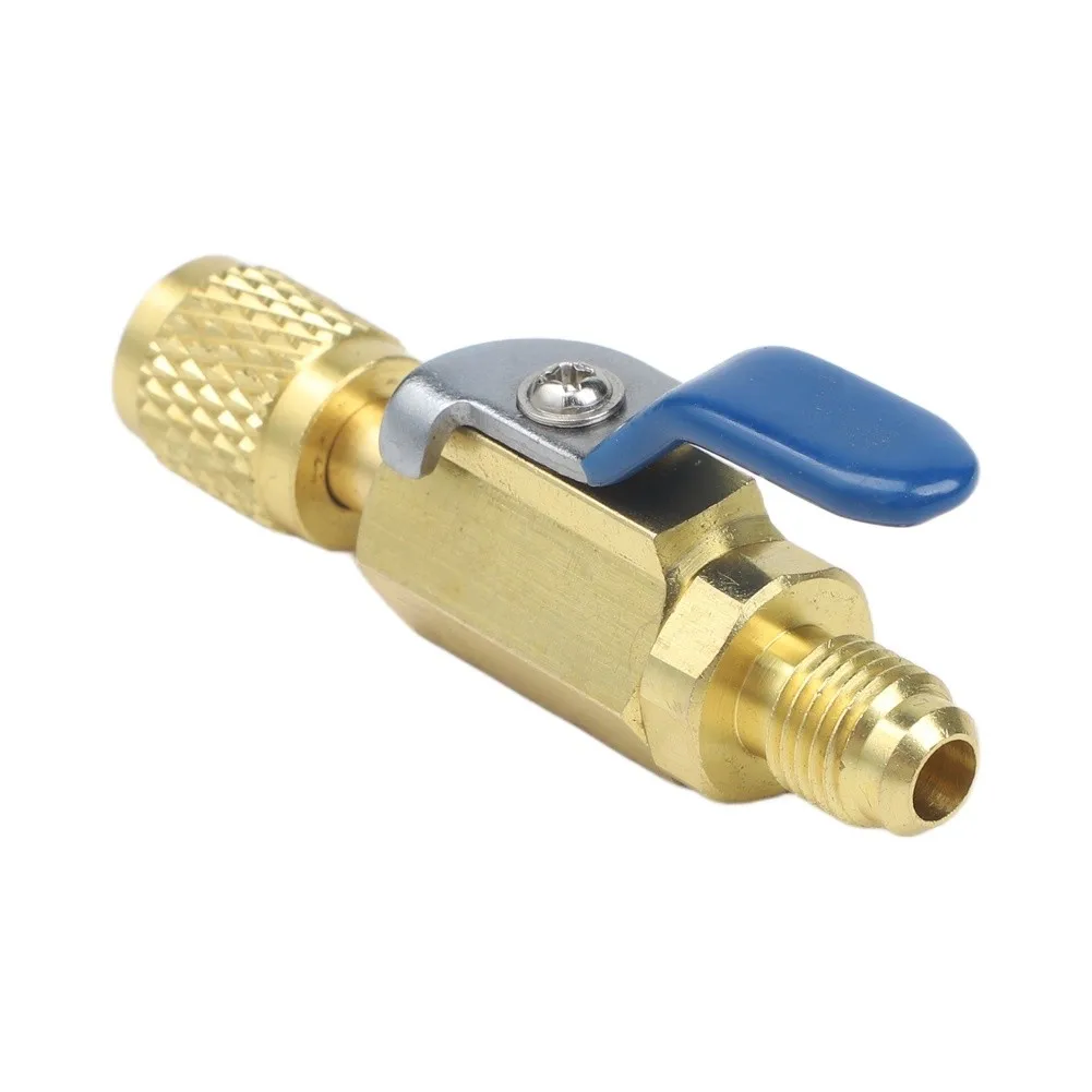 Brand New Practical Useful Straight Ball Valves Hose Barb Random Color Spare Parts For Refrigerant R410a 68 Mm