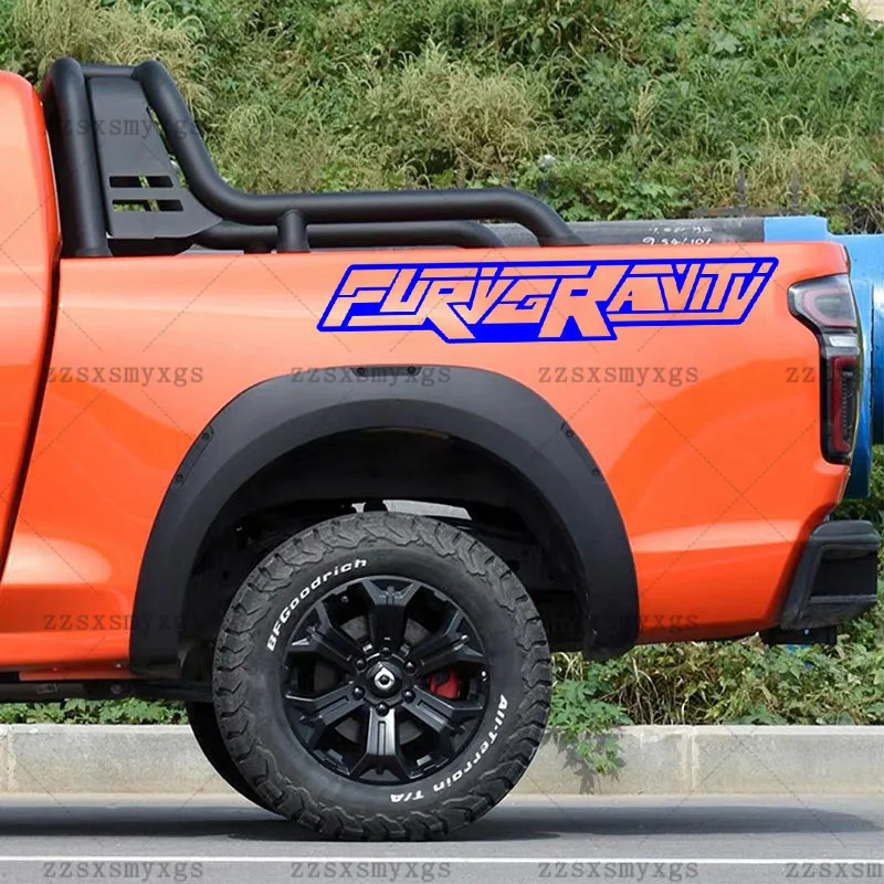Car Stickers FURY GRAVITY Decal Fit for car body Bumper Windshield Motorcycle Helmet Trunk Laptop Vinyl Decal Car Accessories