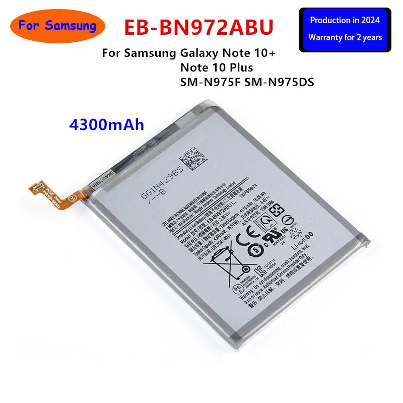 

Brand New EB-BN972ABU 4300mAh Battery For Samsung Galaxy Note 10+ Note 10 Plus SM-N975F SM-N975DS phone Batteries