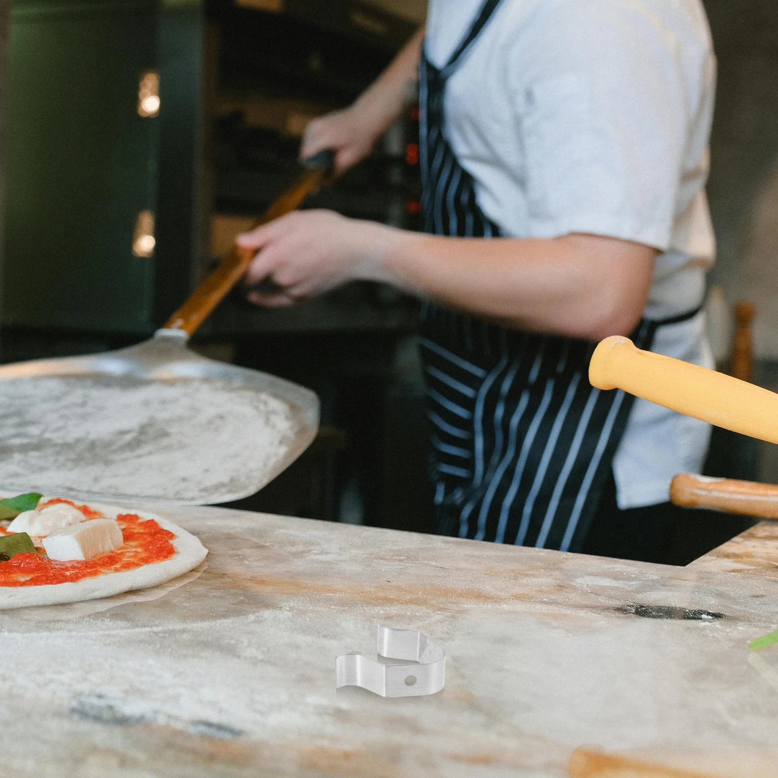 

Stainless Steel Thermometer Probe Holder Clip Portable Anti Scald Clamp Bbq Cooking Temperature Guide