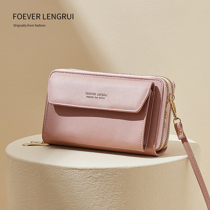 

2023 New Crossbody Bag for Women Summer Small Market Simple One Shoulder Bag for Mobile Phone Double Layer Casual Small Body Bag