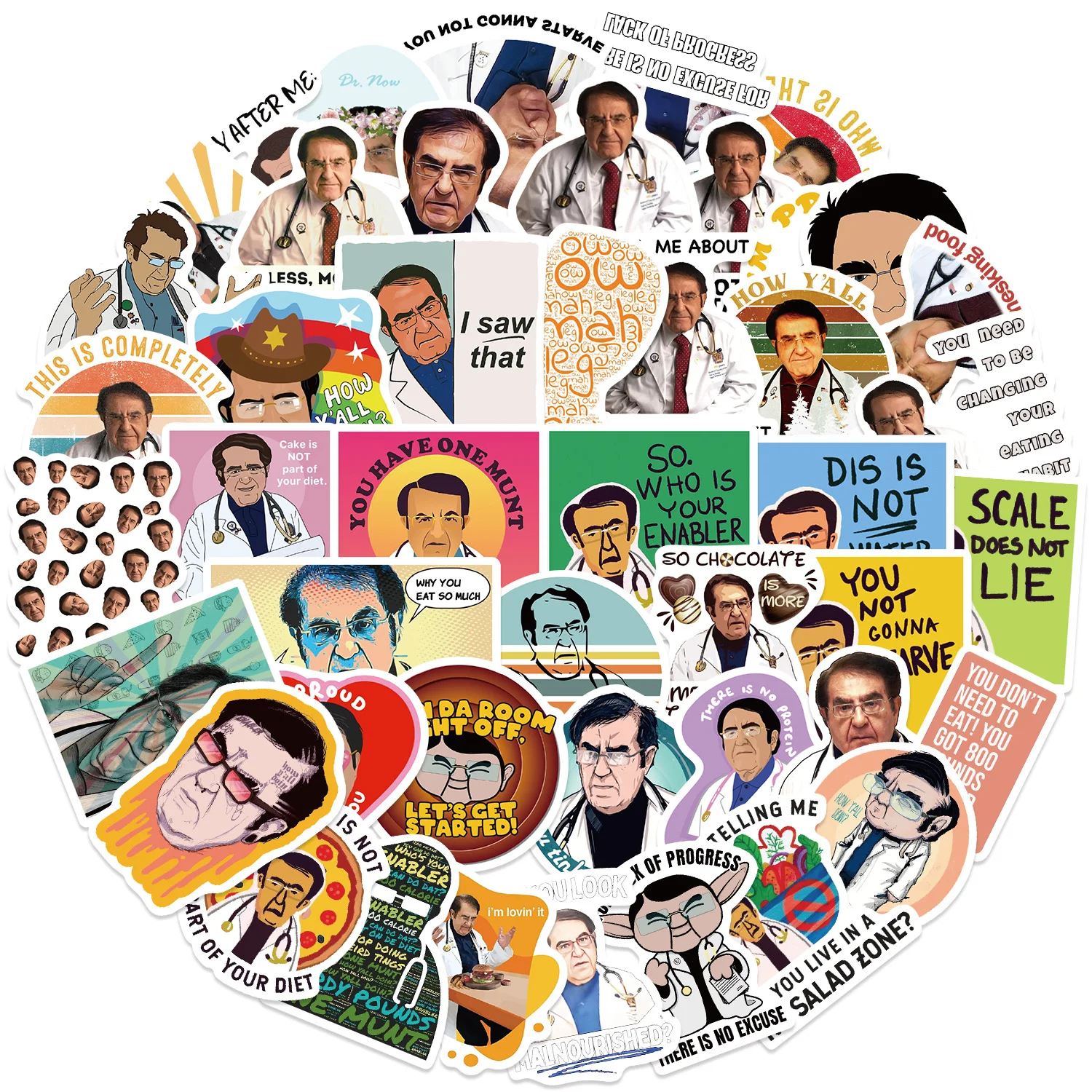 10/50 قطعة الدكتور الآن مضحك ميمي ملصق الكرتون الكتابة على الجدران الديكور الغيتار كوب ماء محمول الأمتعة الثلاجة ملصق مضاد للمياه لعبة