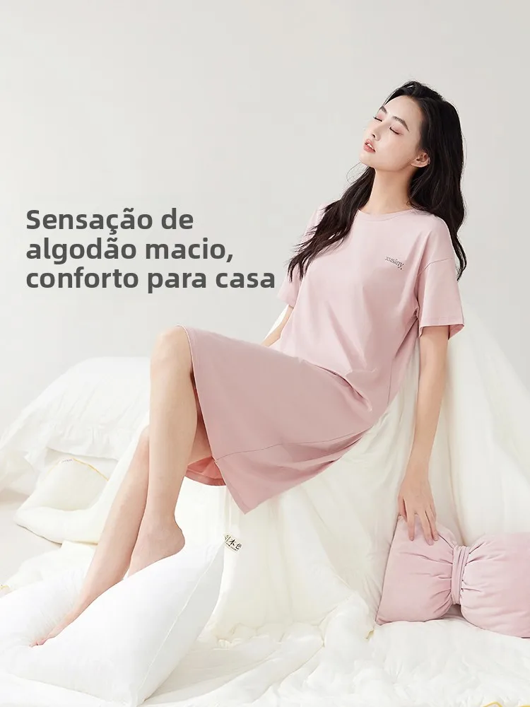 femmes-coton-sp-dr-ete-ort-sve-vetements-de-maison-vetements-d'exterieur-grande-taille-confortable-tissu-tricote-decontracte-jupe-mi-longue