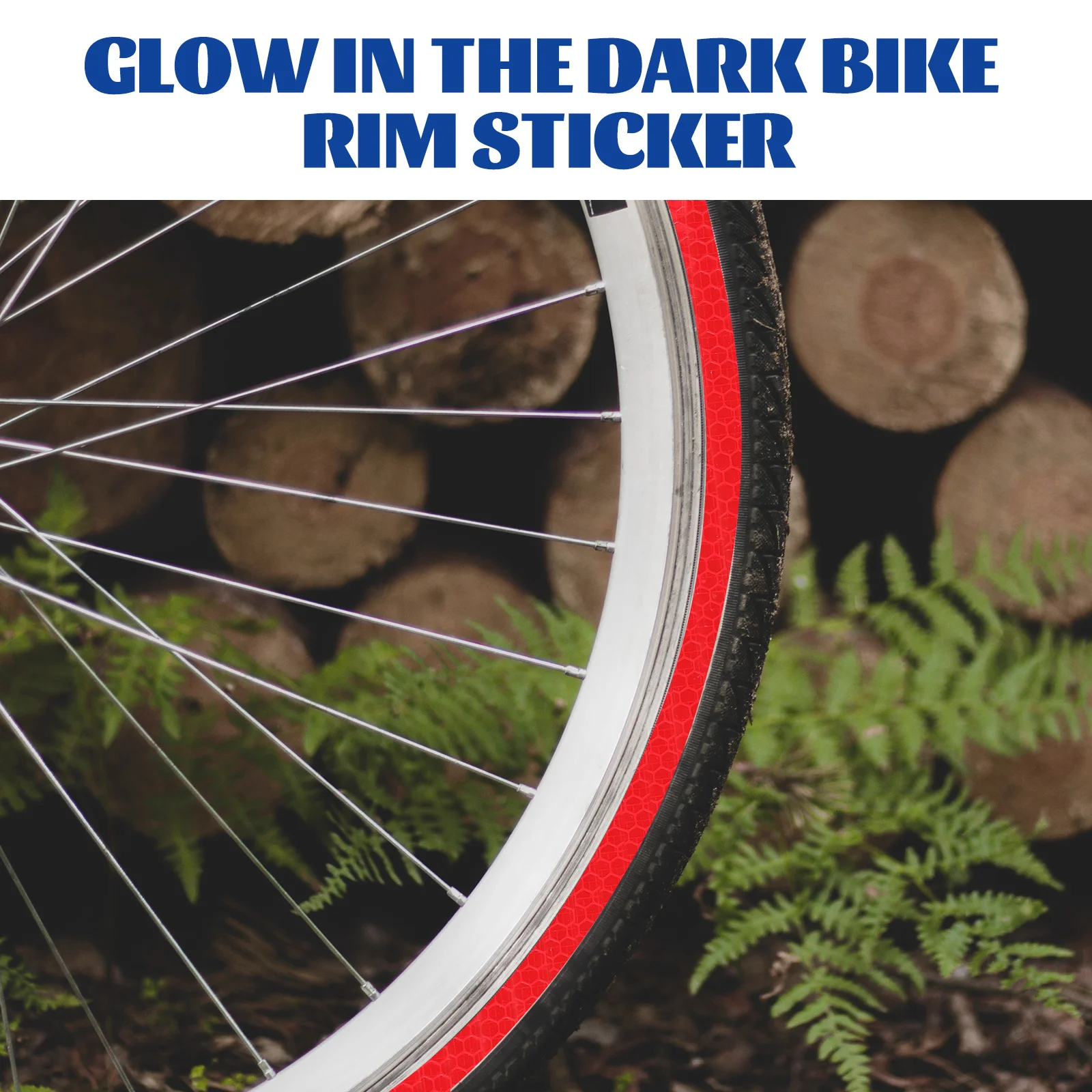 

Reflective Stickers Decorative Tape for Bikes Motorcycles Warning Glow Visual Effect Fade Resistant Installation