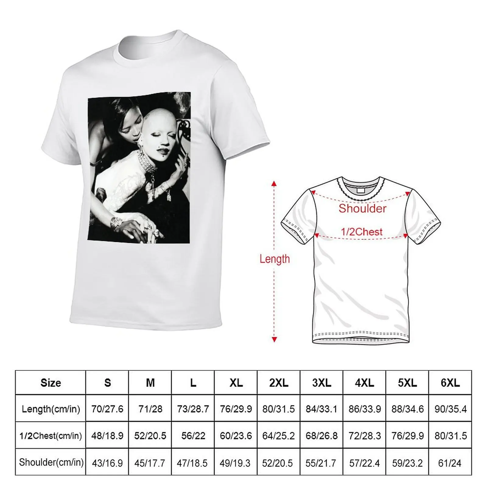 Naomi Campbell and Polly Fey، لمجلة i-D تي شيرت تي شيرت رجل فاخر تي شيرت للرجل جرافيك تي شيرتات عجيبة