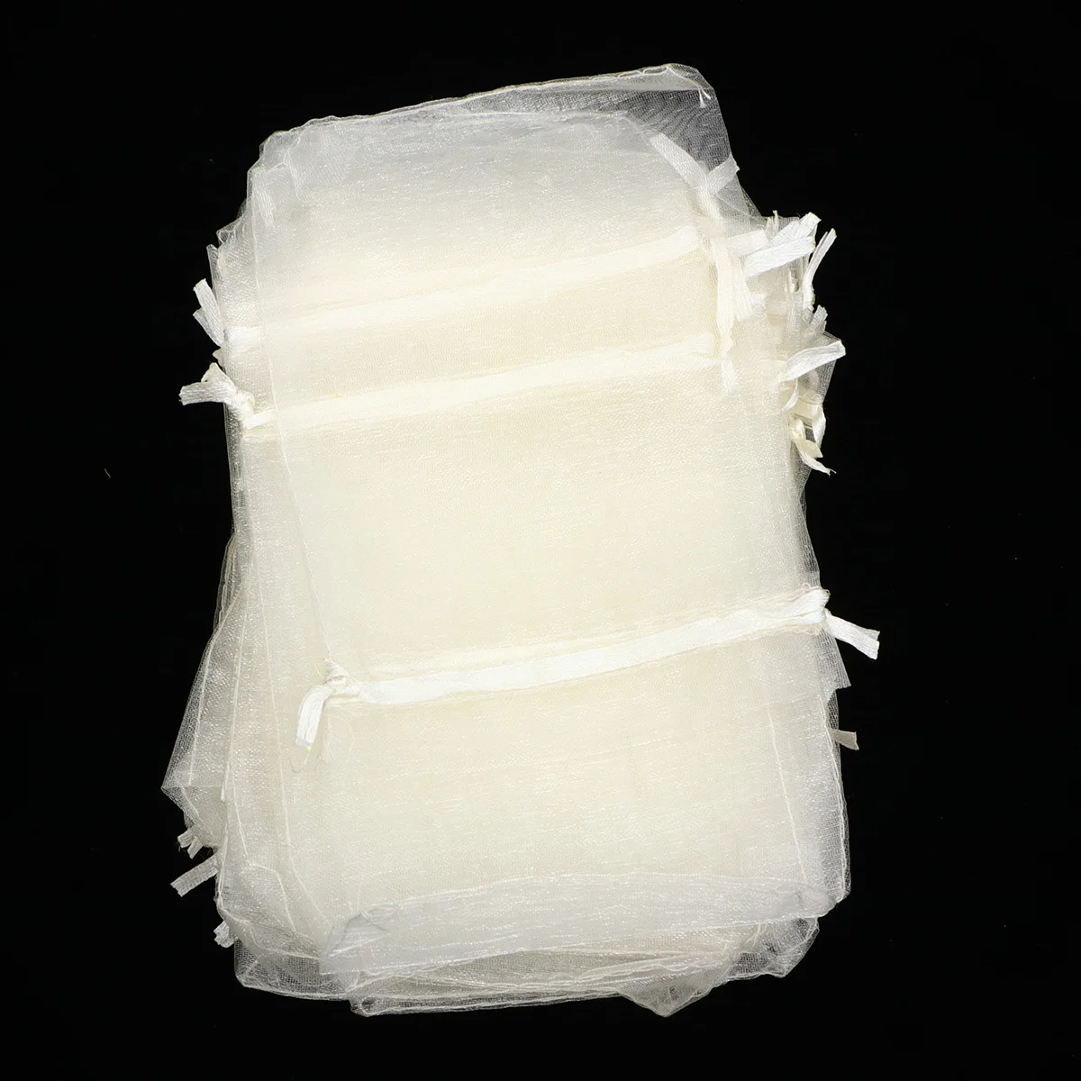 

100Pcs Organza Drawstring Bags Premium Reusable Storage Pouches for Jewelry Candy Gifts Wedding Favors Craft Projects Home Decor