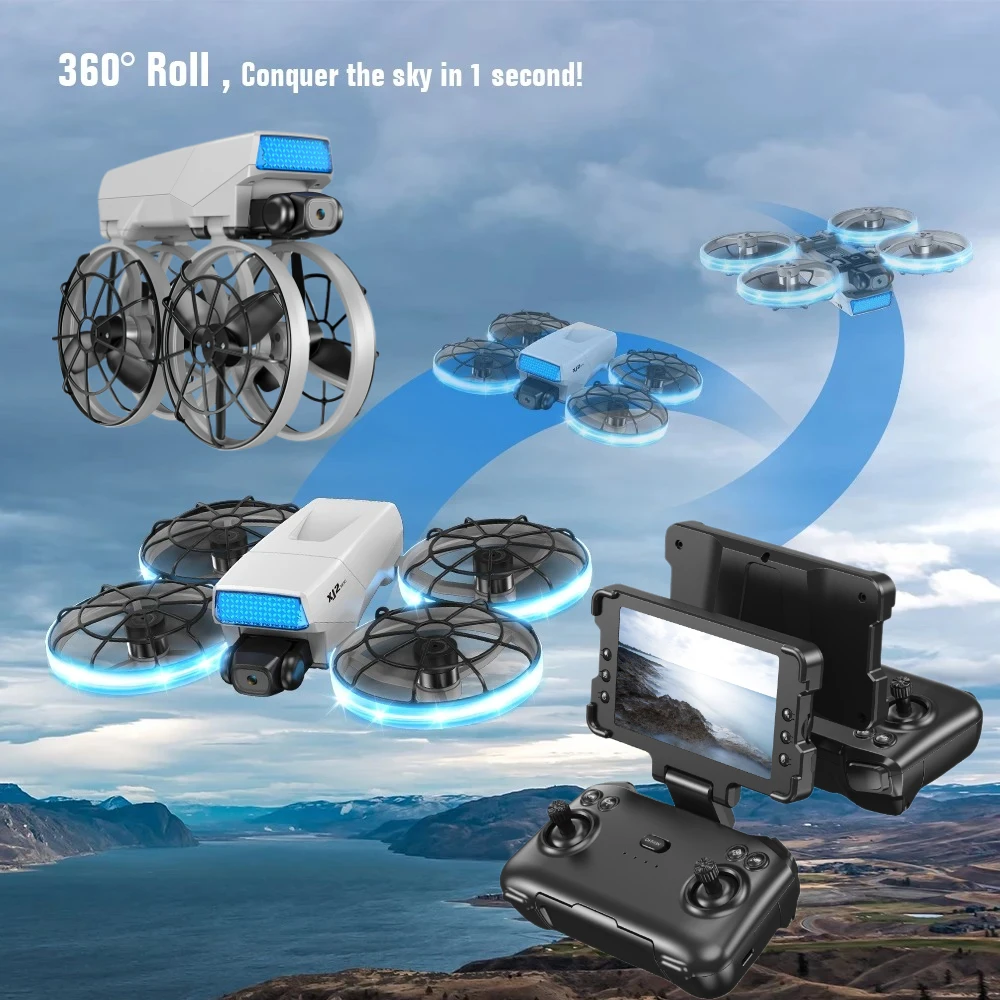 Remote control optional with display screen/180 °dimming flow dual cameras drone 8k professionnel drones para niños רחפן מקצועי
