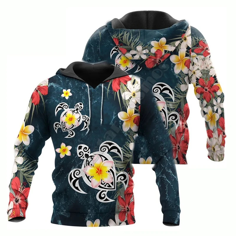 

Sea Turtle Animal Graphic Sweatshirts Hawaii Bohemia Women Clothes Fashion Casual Hoodies For Men Funny Y2k Pullovers Hoody