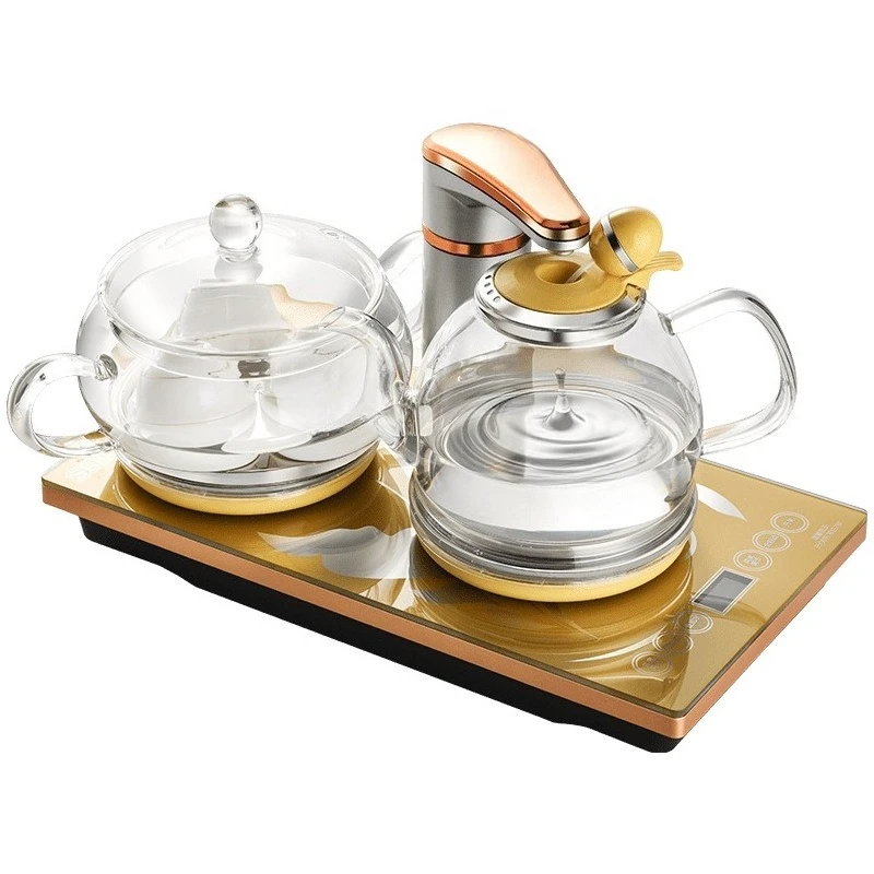 F92F99 Full automatic water electric stove glass kettle tea table integrated tea brewer  set