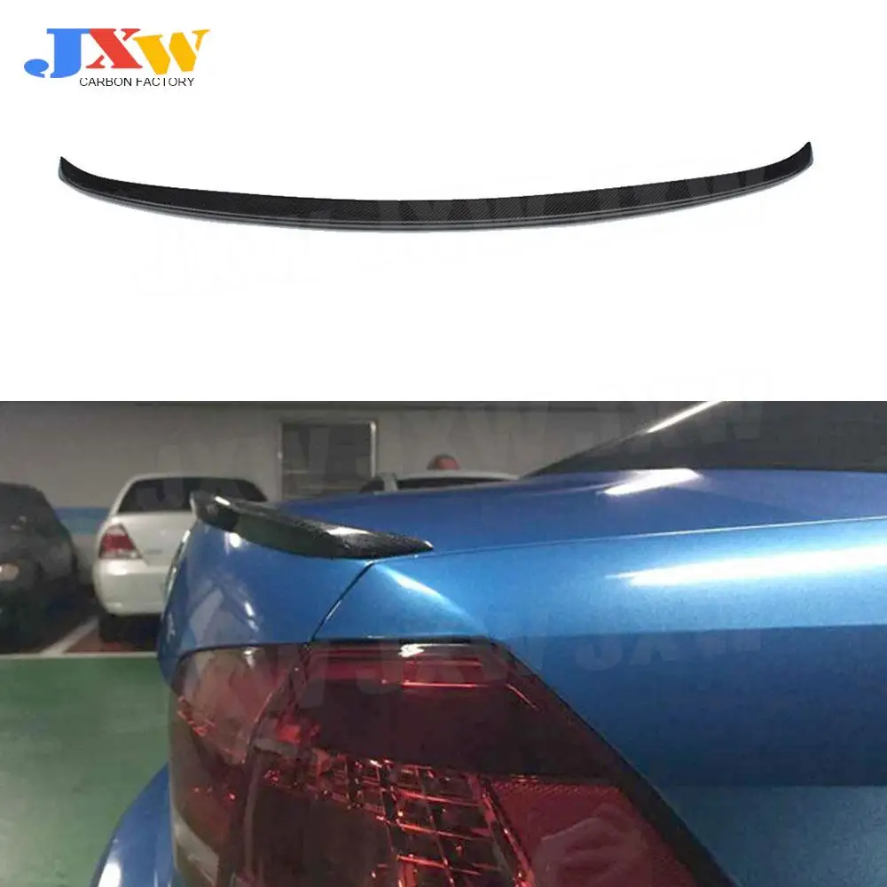 

Carbon Fiber Rear Spoiler For Volkswagen VW Passat B7 2010-2015 Trunk Trim Sticker car boot external decoration