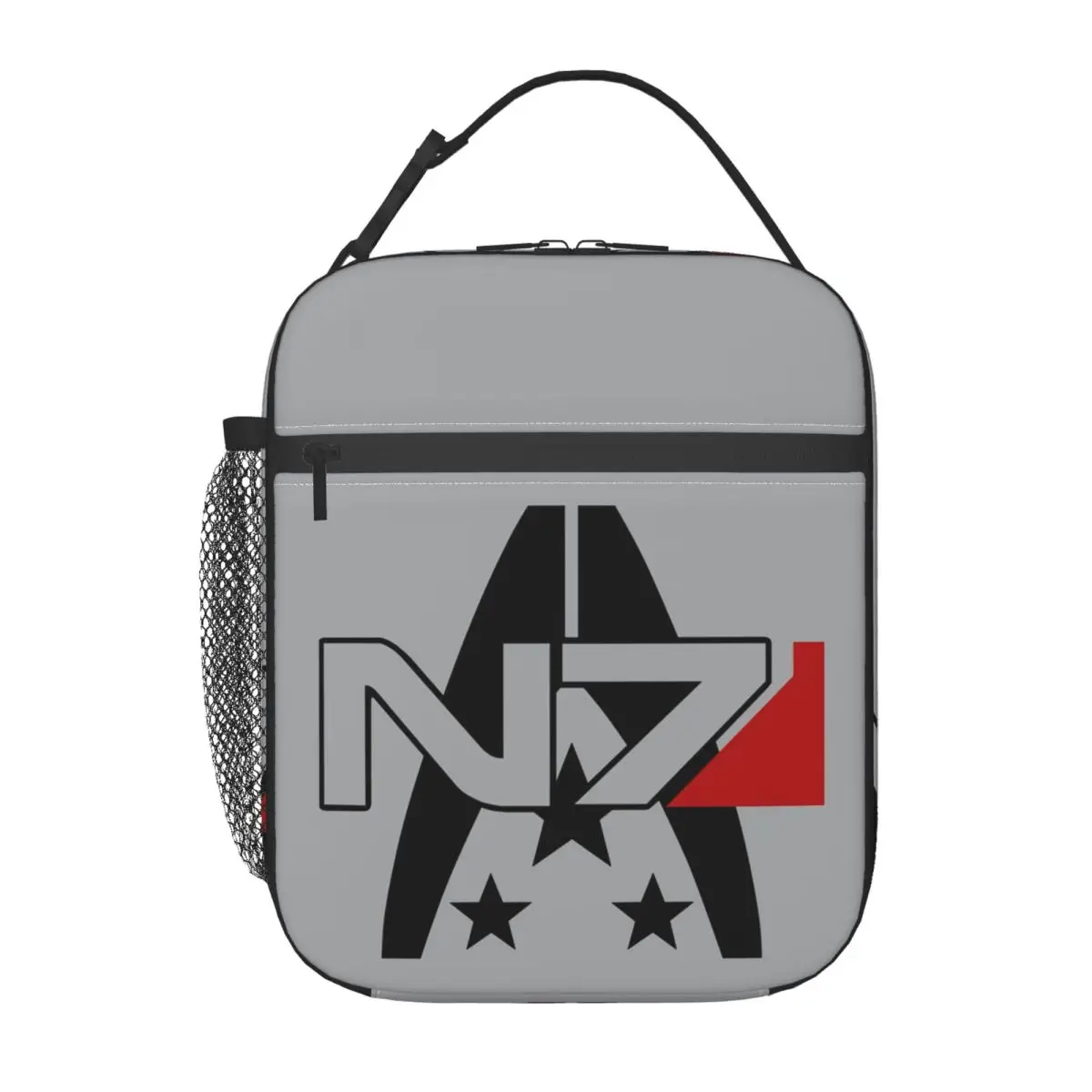 Mass Effect N7 Alliance Insulated Lunch Bag for Women Kids Leakproof Food Boxes Thermal Lunch Box Tote
