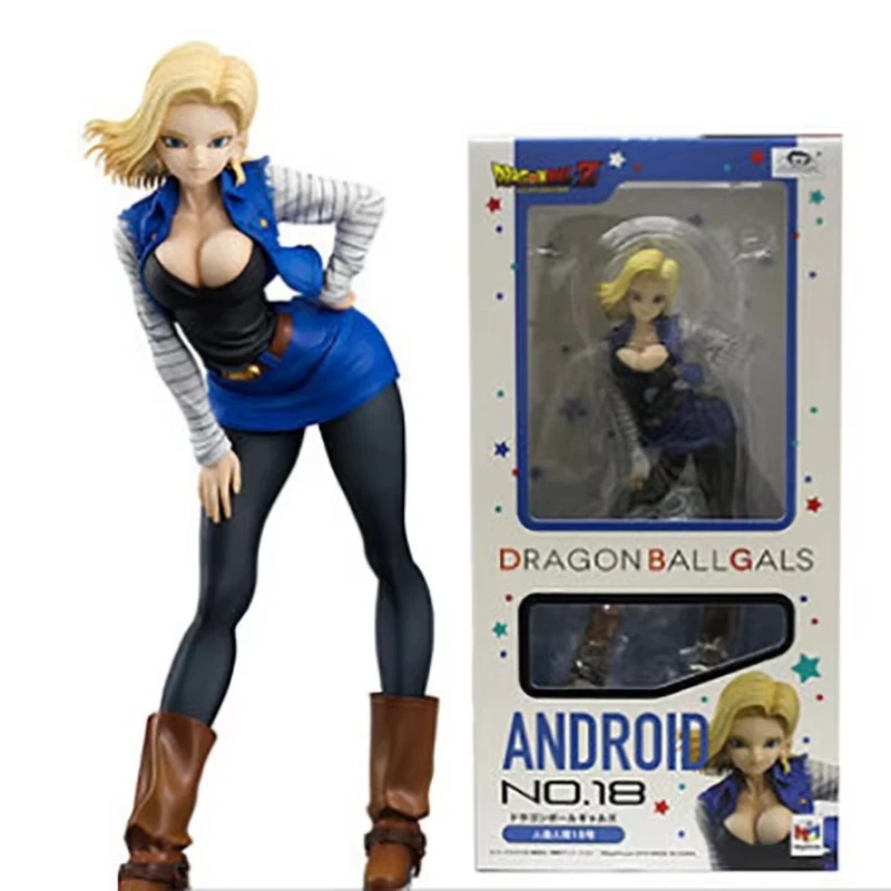 Anime Dragon Ball Z Figuren Lazuli Action Figure Gk Android 18, Figur Sexy Modell PVC Statue Spielzeug Puppe Ornament Sammlung Geschenk