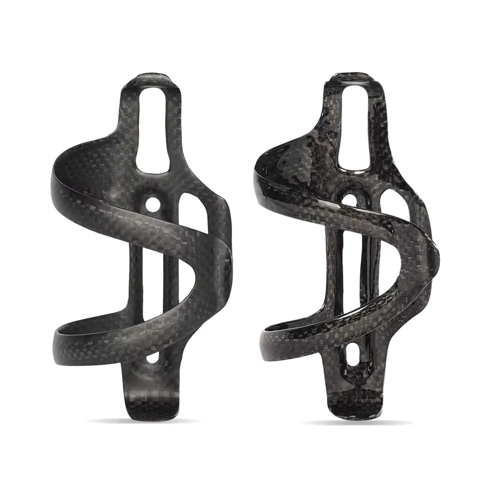 Bike Bottle Holder 3K Carbon Fiber Water Bottle Cage MTB Road Mountain Bicycle Parts Water Cup Holder - Right Opening