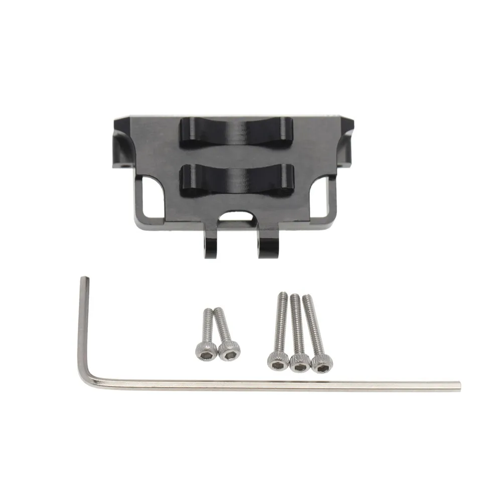 Aluminum Alloy Steering Gear Fixed Mount Stand Steering Gear for 1/24 RC Model Car Axial SCX24 90081
