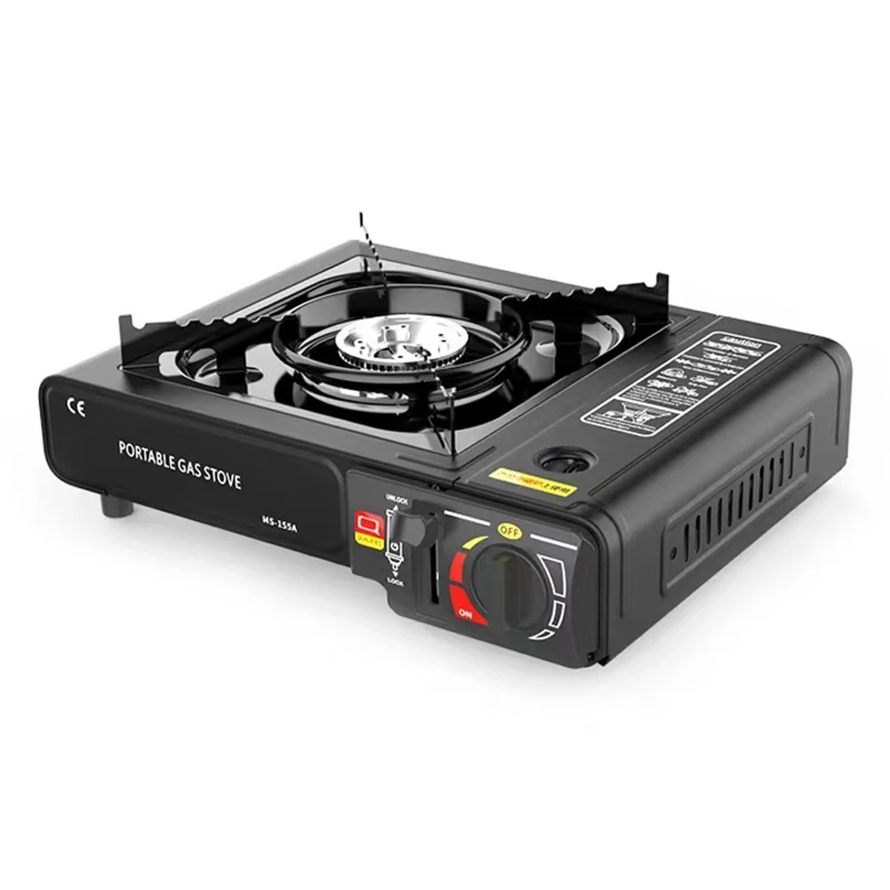 

Portable Butane Camping Stove with Safety Lock Portable Gas Grill Adjustable Portable Gas Stove for Indoor & Outdoor Cooking