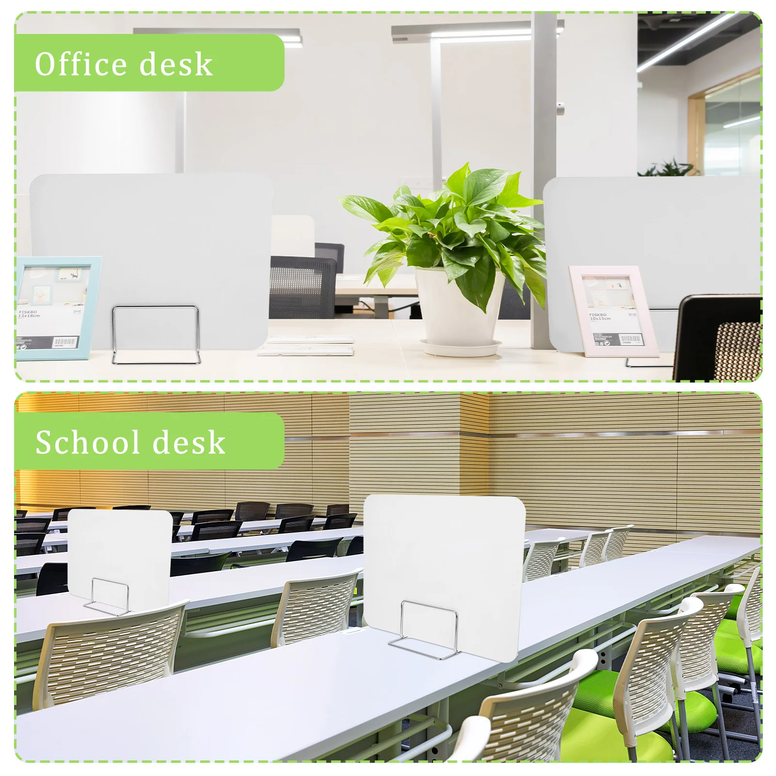 

Sturdy Desk Panel Partition Privacy Board Table For Students Exam Study Workstation Divider Easy Install No Tools