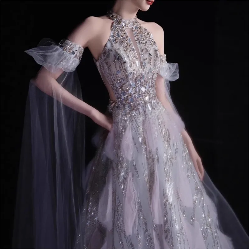 

A new high-end custom dress with an elegant and grand style for adults