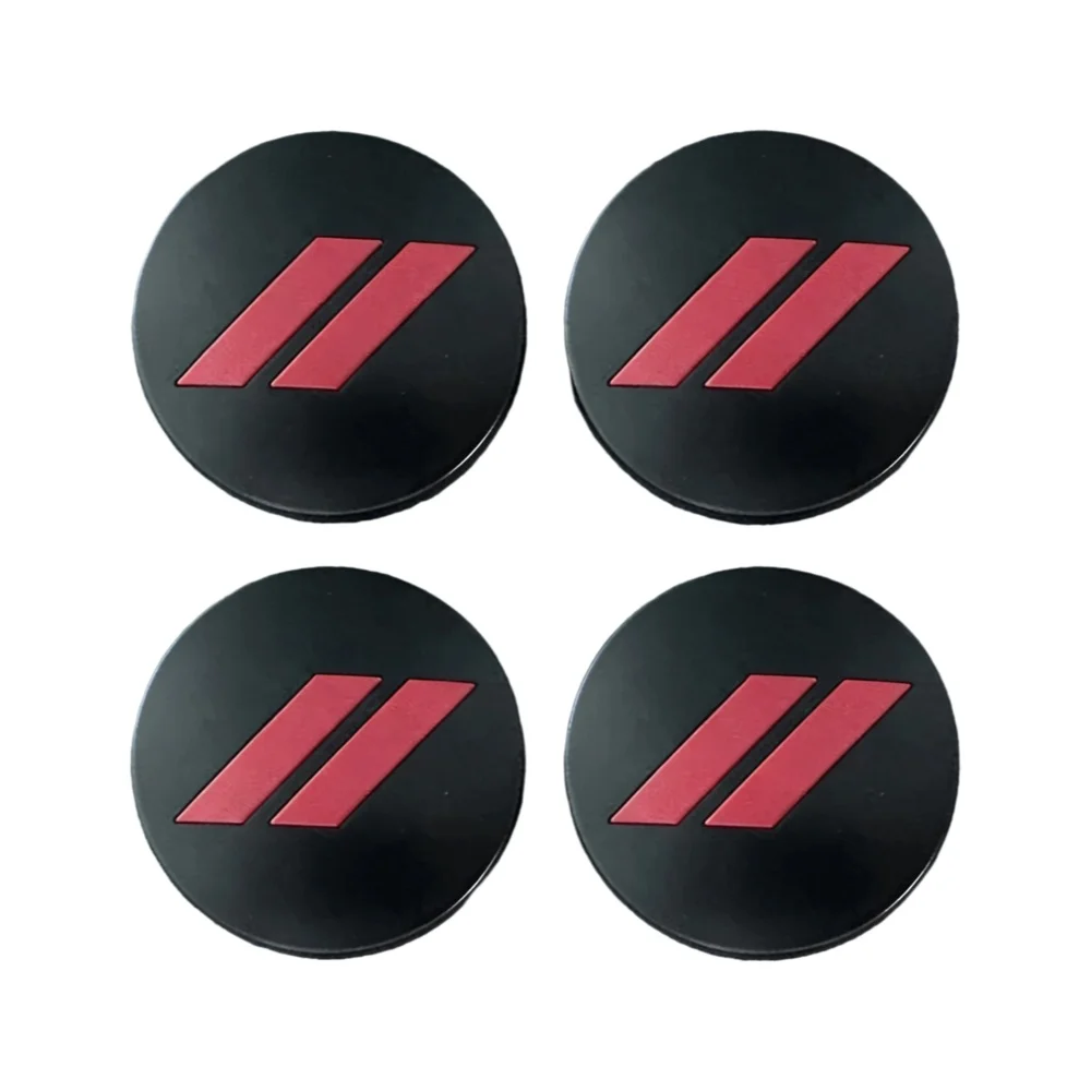 4 szt. X 63mm Nakładki na felgi z logo samochodu, emblemat, naklejka na środek felgi do Dodge Charger Challenger Hell Cat SRT, Chrysler 300C — 2
