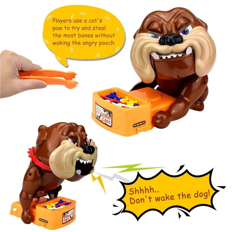 Juegos de mesa divertidos para padres e hijos, juguete de broma para niños, juegos de cartas complicados, cuidado del perro, no despiertes al perro, juguetes, juguete de huesos para masticar para perros
