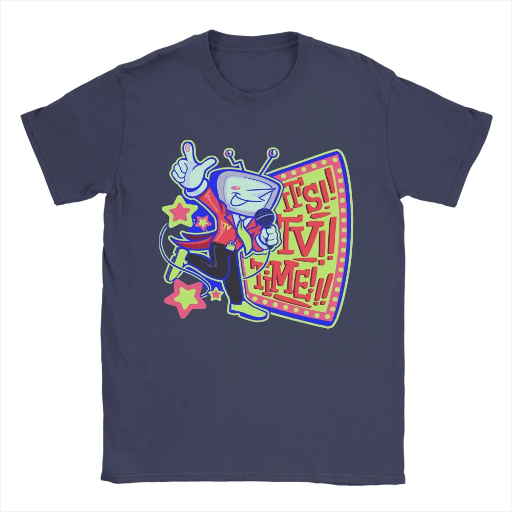 الصيف الرجال تي شيرت Deltarune 3 Tenna It Is TV Time المرأة تي شيرت الهيب هوب الشاطئ تيز الشارع الشهير فضفاض ملابس علوية من القطن فكرة هدية #4