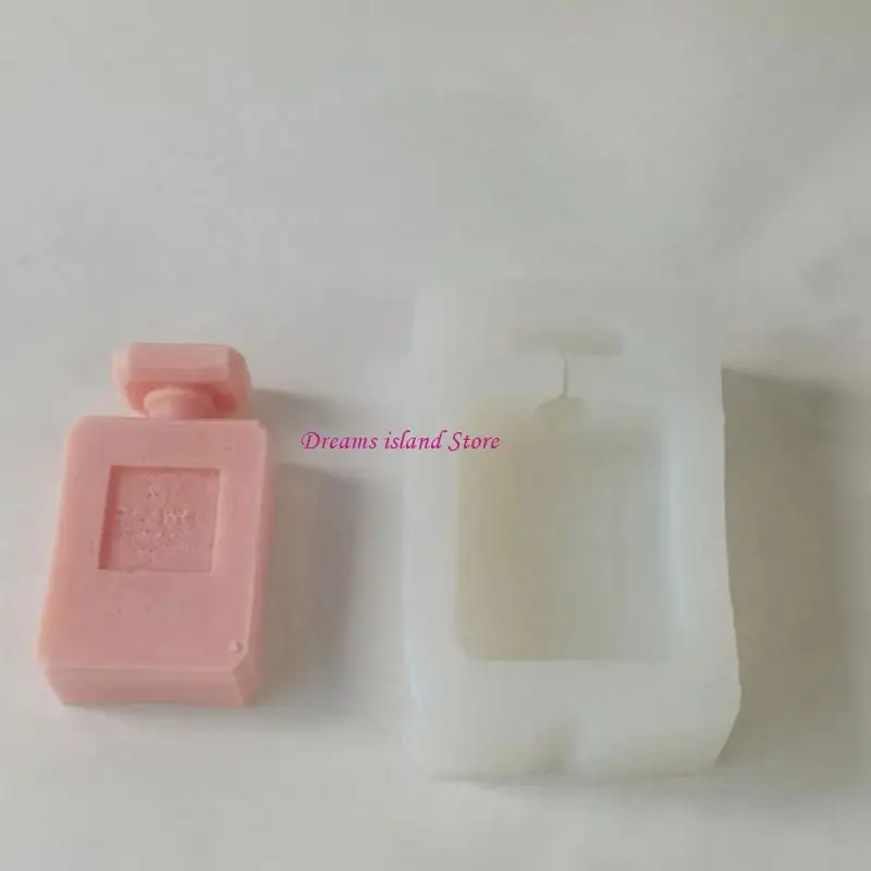 عطر زجاجة السيليكون قالب راتنج الايبوكسي صب القالب DIY كرافت فندان الشوكولاتة قوالب DIY شمعة الصابون يدويا أداة HX6C