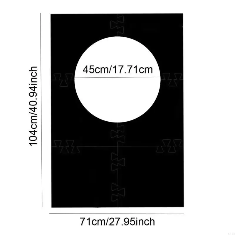

K1KD Reversible Surround Splicing Surround Wall Protectors for Clubs Bar