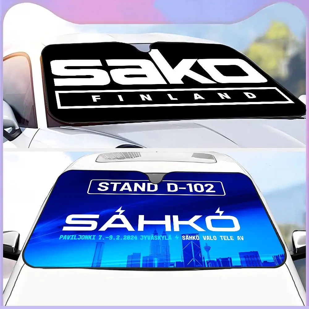 

Солнцезащитный козырек T-Tikka от S-Sako с логотипом, забавный складной солнцезащитный экран от УФ-лучей для лобового стекла автомобиля