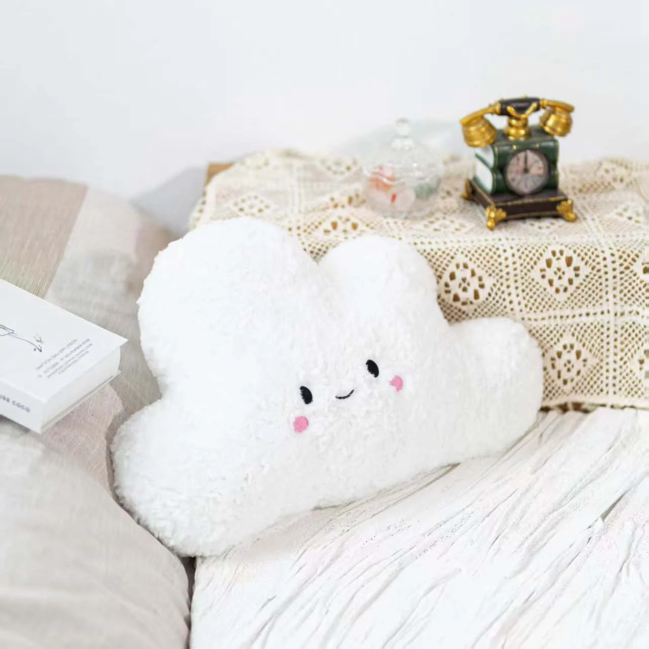 Nordic Stijl Cartoon Cloud Knuffel Zacht Gevuld Weer Partly Bewolkt Pluche Kussen Pop Baby Kussen Kawaii Room Decor Gift