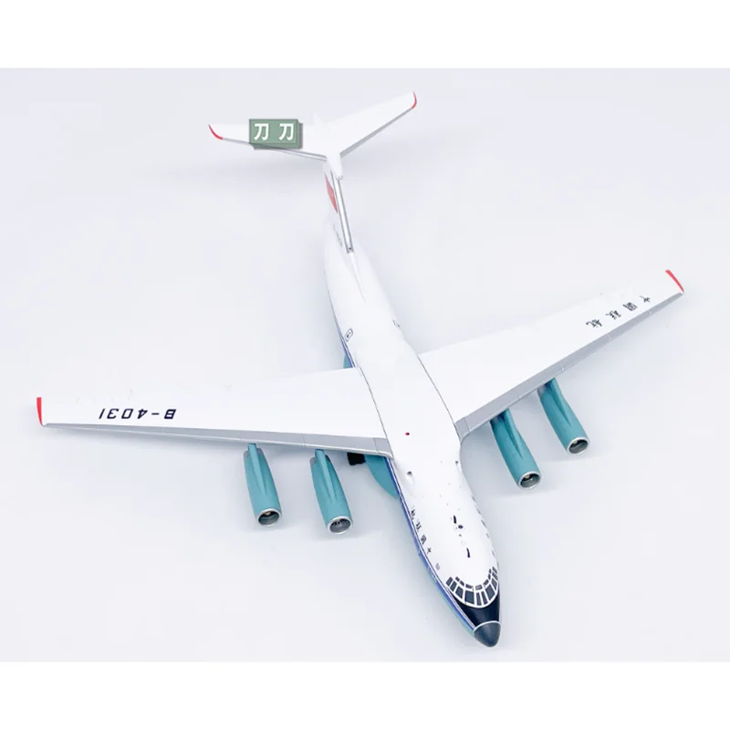 SQ 1/200 escala China United Airlines IL-76 IL76 B-4031 avión de transporte Di-cast aleación modelo de avión coleccionable decorativo
