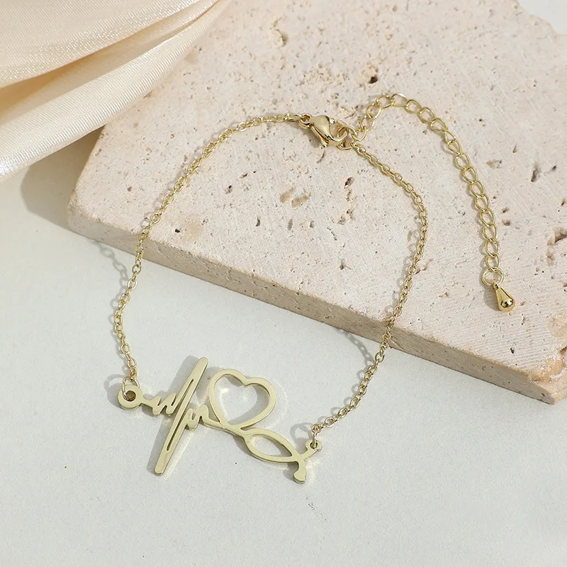 bracelet heartbeat Women Bracelets Bangles Special Gifts for Nurse Doctor Jewelry