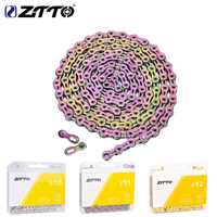 ZTTO MTB Road Bike 10 11 12 Speed Chain Bicycle Hollow Current With Missing Link High Quality 10S 11S 116 Links 12 S 126 Links